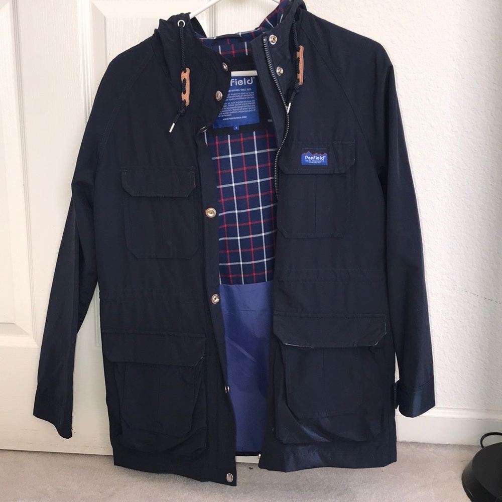 Penfield Navy Blue Parka Size S